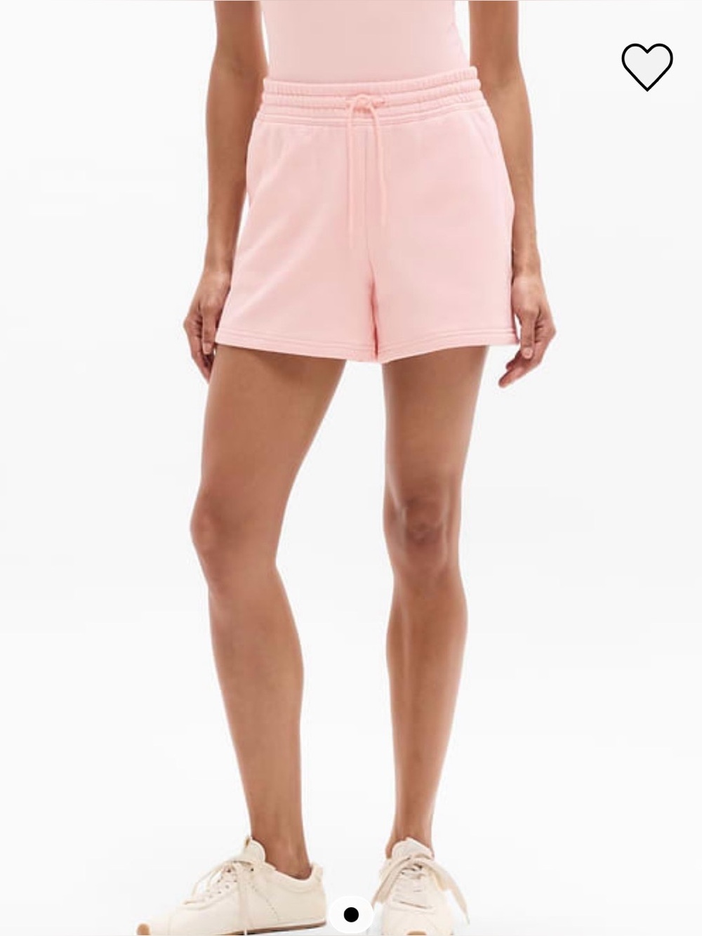 NWT Athleta Forever Fleece mid-rise short -L